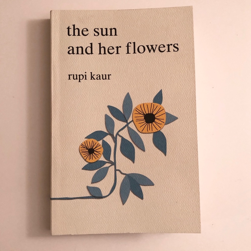 “the sun and her flowers” by rupi kaur softcover book